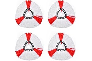 Vadrouille Pour Rechange Vileda Recharge Turbo,Vileda Serpillère Recharge Turbo 2 en 1 EasyWring & Clean Compatible avec Le kit de Remplacement de tête de vadrouille O-Cedars