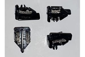 SSC TYRES SSC Slot Cars Replacement Spares 4 Easyfit Short Stem Car Guide Blades Compatible for Scalextric Slot Cars Models, Toy DIY Parts Accessories