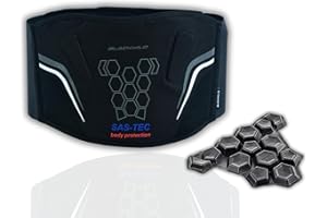 BLACKWILD THE RIDER'S SKIN Blackwild Motorcycle Kidney Belt with SAS-TEC SP-T Coccyx Protection Kidney Belt Motorcycle Men and Women Kidney Belt for All Outdoor Activities
