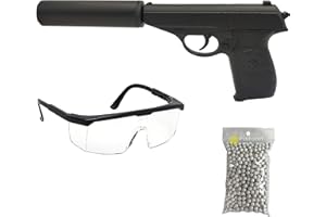 SAIGO DEFENSE Airsoft Pistol Pack Modello PPKG3 Spring/Materiale: metallo/Potenza 0,5 Joule/Fornito con accessori