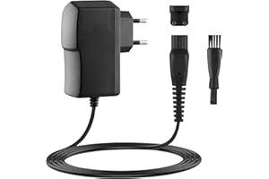 Xahpower 8V Chargeur Tondeuse pour Philips HQ850 Norelco Oneblade QP2530 QP2530/30 QP2630 QP2630/30 BG3010/15 Rasoir Alimentation