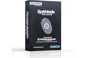 SystMade Total Security I 1 PC 1 año I Con control parental I Modo de juego I Entrega de correo electrónico en 2 horas - Sin CD