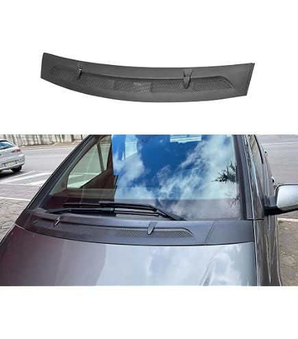 Fydun 6 Pezzi Rivestimento del Coperchio della Griglia di Sfiato del Cofano Motore Dell'auto Accessori per Auto Cromati Per R172 SLK 2011‑2019