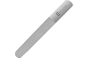 STYVECHALE 8" Nail File Diamond Deb/Dust Coated Coarse/Rough Toenail Files - Rough and Fine Sided Nail Files Podiatry Manicure Autoclavable (6")
