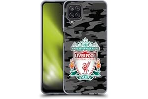 Head Case Designs sous Licence Officielle Liverpool Football Club Loin Crête De Coloris Camou Coque en Gel Doux Compatible avec Samsung Galaxy A12 (2020)