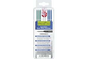 PICA MARKER PICA 4040/SB - Estuche 8 minas Dry en blíster Verde, Blanco, Azul