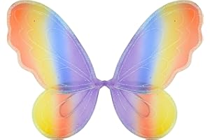 Topkids Accessories Large Fairy Wings for Adults and Big Kids, Tinkerbell Costume, Adult Wings, Fairy Wings Kids, Tooth Fairy Costume