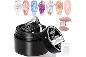 ‎NAIL GIL NAILGIL Feste Builder Gel-Nagelverlängerung, Solid Nail Glue Gel 3D Nagelskulptur with Nagelform, Mniküre Salon DIY zu Hause, klar 15g(0,5 fl oz)