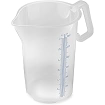 Caraffa Graduata Hünersdorff 3000ml - PP Trasparente, 2 Scale, Impilabile - Foto 6