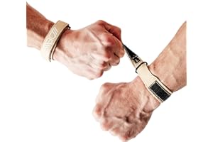 ‎WARM BODY COLD MIND WARM BODY COLD MIND Wysokiej jakości skórzane opaski na nadgarstek do treningu crossowego, olimpijskiego podnoszenia ciężarów, trójboju siłowego, kulturystyki, martwego ciągu, treningu siłowego i