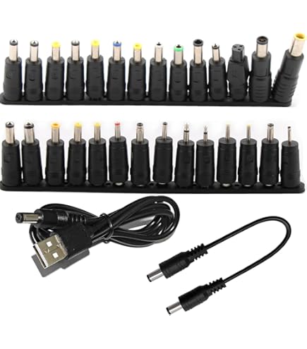 5 X Adattatore DC PLUG-P1J-P1MR Spento: 5,5/2,5 Spina: Ingresso Angolato,: 5