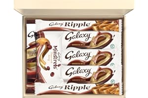 CHOCOHUGS Chocolate Gift Hamper Box | Filled with Galaxy Full Sized Bars Large Luxury Gift Hamper Box | Gift Hamper for Special Occasion, Happy days | Smooth Milk Chocolate Assorted Gift Box (Standard)