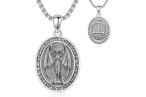 PROESS Lilith halsband 925 sterlingsilver lilith hänge kedja grekisk mytologi smycken gåvor för kvinnor och män