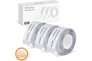Pristar P15 Etiketten, 3 Rollen 14mm * 30mm Selbstklebendes Thermoband Etiketten, Kompatibel mit P15 Etikettendrucker, Transparent, 210 Etiketten/Rolle