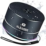 Xleader Casse Bluetooth,Luce LED Bluetooth Waterproof con Radiatore Basso Personalizzato, IP67 Impermeabile Cassa Portatile B