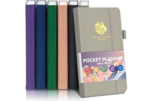 BLESWIN Agenda de Poche 2024-2025, Juillet 2024 - Décembre 2025, 18 Mois Agenda Mensuel et Semainier, Agenda A6 avec Agenda Journalier, Agenda Professionnel Agenda Organiseur pour le Travail pour le Personnel