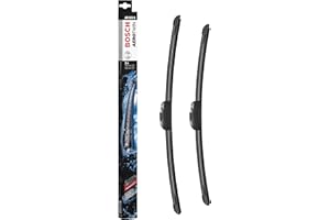 Escobilla limpiaparabrisas Bosch Aerotwin AR551S, Longitud: 550mm/500mm – 1 juego para el parabrisas (frontal), Negro