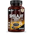 Shilajit Complex - Himilayan Shilajit enriched with Ashwagandha & Lions Mane, High Strength 2000mg Shilajit Complex Capsules with 60% Fulvic Acid - 2 Months Supply Made in The UK by New Leaf