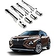 KlaasAuto Car Chrome Door Cover Handle Maruti Fronx (Without Sensor Cut) | 2023 - Till Present | Maruti Suzuki | Complete Set of 4 Front & Rear | 2023 | 2024 | 2025 | KlaasAuto Accessories