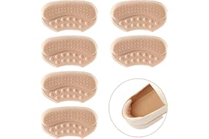 iLamvie 3 Paar Fersenpolster,fersenpolster schuhe,Fersenkissen selbstklebend,fersenpolster für zu große schuhe,Fersenpolster für Damenschuhe und Herrenschuhe(Aprikosenfarbe)