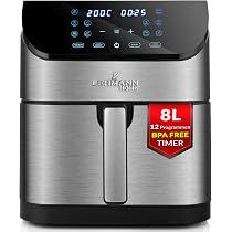 Air Fryer XXL 1800W LHODF-1880 - Friggitrice Ad Aria Calda XXL 8 L, 1800 W, 8 In 1 Con 10 Friggitrice Aria - copertina