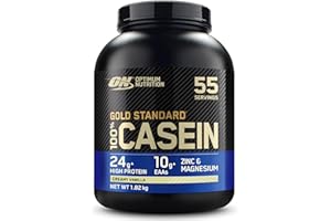 ‎OPTIMUM NUTRITION Optimum Nutrition Gold Standard 100% Casein Proteinpulver, Geschmack Creamy Vanilla, 1.82kg, 55 Portionen