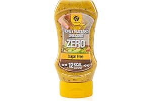 ‎RABEKO Rabeko Zero Sauce - Honig-Senf, 1 x 350 ml ohne Zucker & wenig Fett - gesunde Low Carb Produkte kalorienreduziert fettreduziert für Salat, Pommes Frites, Burger, Grill - Gluten und Laktosefrei