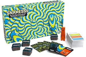 Snakes: Award Winning Board Game For Adults and Family, Kids 12+ - Best New Board Games 2022
