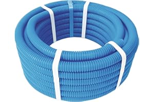 SOMATHERM FOR YOU, Couronne de tube PER gainé bleu Ø16-50m, installation rapide et facile, compatible avec tous raccords PER, idéale pour réseaux d'eau potable et chauffage