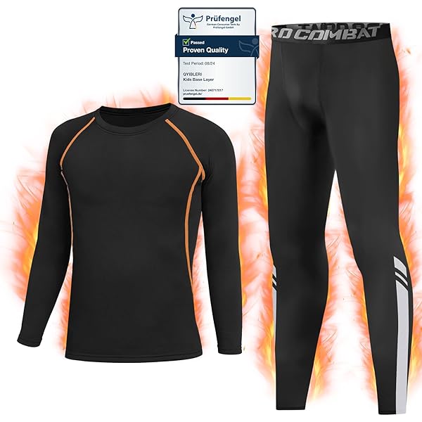 Set Termico Per Sci Intimo Termico Bambino Set Maglia Manica