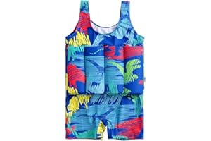Allence Enfants Bébé Combinaison Flottante Maillot de Bain Une Pièce avec Flotteurs Ajustables Été Costume pour Natation Débutant Garçons Filles