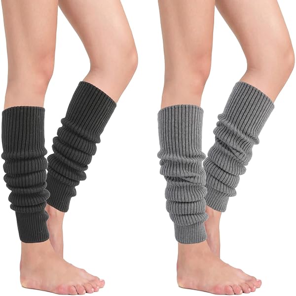 Jambières Tricot Femme - 3 Paires - Style Rétro Y2K - Pour Bottes, Yoga - Taille Unique - Vinuwu