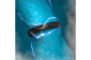 Bracelets Antistatiques, Bracelet Antistatique en Silicone Améliorent le Sommeil Bracelet D'élimination électrostatique D'hiver pour Hommes et Femmes, Gel de Silice Contenant des Ions(le noir)