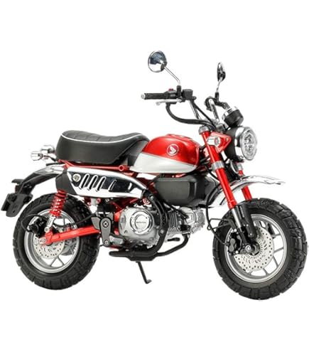 Aoshima Honda Monkey Limited Black 1:12 Scale Diecast Bike