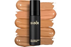 BABOR MAKE UP Collagen Deluxe Foundation, Make-up für trockene und reife Haut, Mit Anti-Aging Serum, Stark deckend, Langanhaltend, 1 x 30 ml