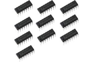 Bridgold 10pcs 74HC4051 74HC 8-Channel Analog multiplexer, Signal Splitter,16-DIP