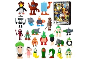 TOGETDREAM 24Pcs Italian Brainrot Advent Calendar 2025, Tralalero Tralala Figure Toys Italian Brainrot Action Figures Set Funny Collectible Figures Christmas Surprise Gift for Fans Colleagues Friends (B)