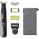 Philips OneBlade Pro Face + Body – Elektrischer Bartschneider, Rasierer und Trimmer, mit 14 Längeneinstellungen und Hautschut