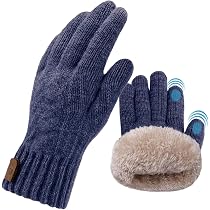 Guanti Da Sci Uomo Impermeabili E Termici - Invernali, Antivento, Con Pile E Touch Screen, Per Sci, Corsa E Ciclismo - 3