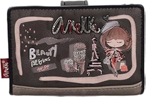 ANEKKE Billetero Mediano RFID Mademoiselle