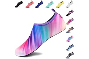 VIFUUR Femmes Chaussures d'eau Hommes, Pieds Nus Eau sèche Natation Yoga Chaussures de Plein air Snorkeling Plage Surf