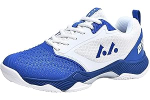 OMCAM Chaussures De Volley-Ball Pour Femmes Chaussures De Court Extérieur Intérieur Léger Chaussures De Tennis Antidérapantes Racketball Squash Pickleball Sneaker