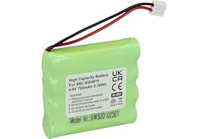 vhbw Batterie Compatible avec Philips Avent SDC361 babyphone écoute-bébé babytalker (700mAh, 4,8V, NiMH)