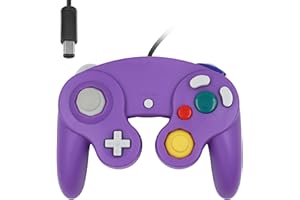 RETROGAME Classique MANETTE contrôleur JOYPAD GAMEPAD pour NINTENDO GAMECUBE GC & pourpre