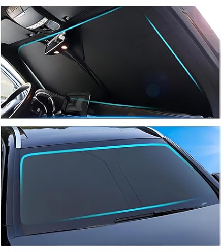 Parasole Auto Per Mazda - Pieghevole, 160x85 Cm, Protezione UV, Per CX3, CX5, CX9, Serie 2/3/6 - Foto 5