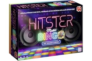 Hitster Bingo, Musik-Brettspiel, ab 12 Jahren, 2-6 Spieler, Perfekt für Spielabende, Partys und Familienspaß, Deutsch (DE), Från 16 år