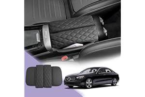 LUWU Compatibile con Mercedes-Benz C-Class W206 / GLC X254 2022-2024 2025 Copertura per Bracciolo Centrale C Klasse Cuscino in Pelle per Bracciolo W206 Accessori