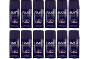 RUUM Lufterfrischer Nachfüller 12er Pack Midnight Coconut - Duft Nachfüller kompatibel mit Air Wick Freshmatic, Glade Brise - 12x 250 ml Duftspray für Geruchsneutralisierung & Frische