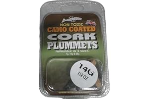 Dinsmores Non Toxic Cork Plummet Sinker - Black, 14 g