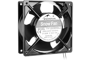 SOURCING MAP sourcingmap YY12038HSL2 AC 220V 0.14A 120x120x38mm 5-palette ventola ventola raffreddamento per computer